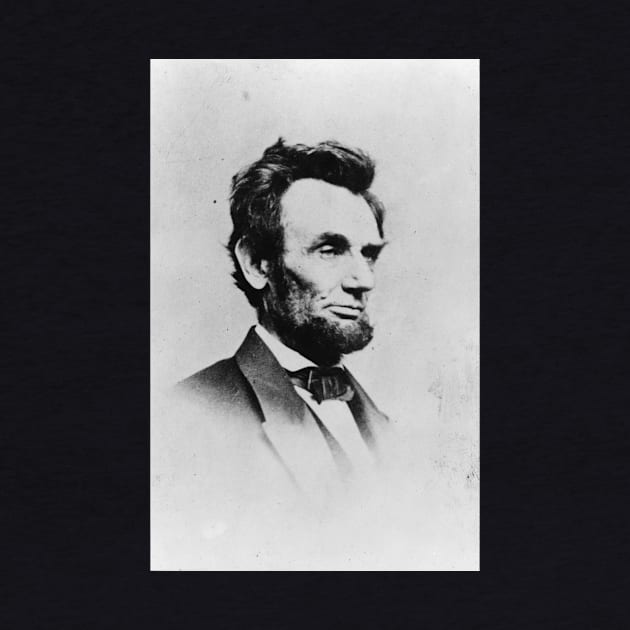 Vintage Abraham Lincoln Portrait - Head and Shoulders by pdpress